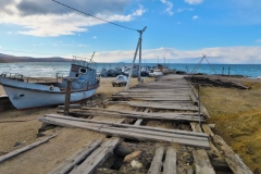 Khuzhir Steg am Hafen