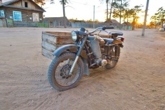 Khuzhir altes Motorrad