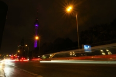 Schlossplatz bei Nacht mit Alex