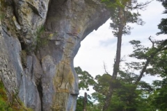 Limestone-Bluffs-Überhang
