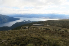 Luxmore Hut mit Lake Te Anau