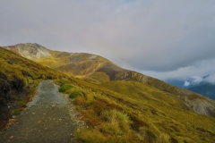 Weg zum Mount Luxmore