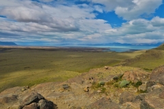 Blick vom Aussichtspunkt zum Lago Viedma