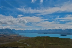 Mount John - Ausblick in die Berge