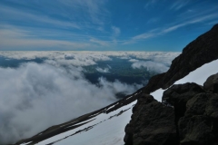 Ngarara Lizard - Blick bis zum fast 300 Kilometer entfernten Mount Tongariro