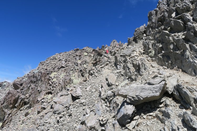 Robert Ridge Route - durch die Felsen