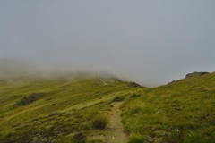 Robert Ridge Route - durch die Wolken