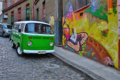 VW Bulli und Streetart