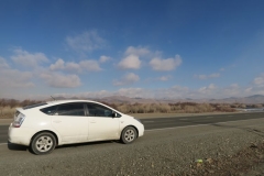 Prius auf dem Weg in den Terelj Nationalpark
