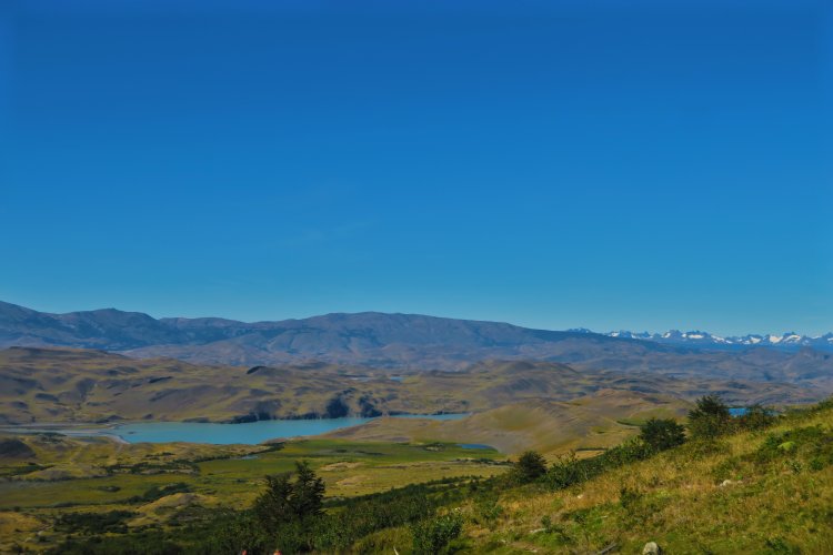 Blick zum Sarmiento de Gomboa Lake