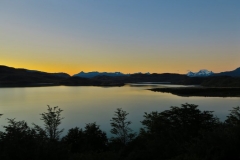 Blick von Domos Frances auf den See