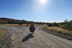 Radfahrer im Torres Del Paine