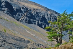 Weg vom Torres Del Paine zum Chileno Camp
