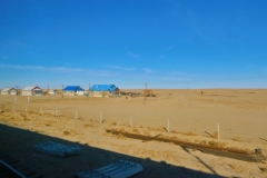 Dorf in der Wüste Gobi