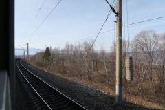 Zug am Baikalsee
