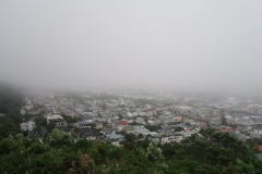 Mount-Victoria-Schechtes-Wetter-ueber-Auckland