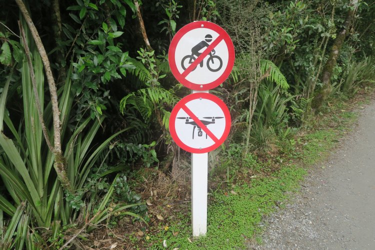 Keine Mountain Bikes - keine Dronen