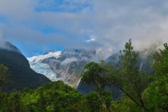 Franz Josef Gletscher - Blick vom Parkplatz