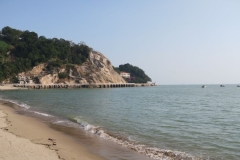 Insel Gulangyu Fussweg unterhalb von Sunlight Rock