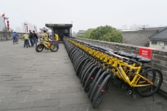 Fahrradverleih auf der Stadtmauer